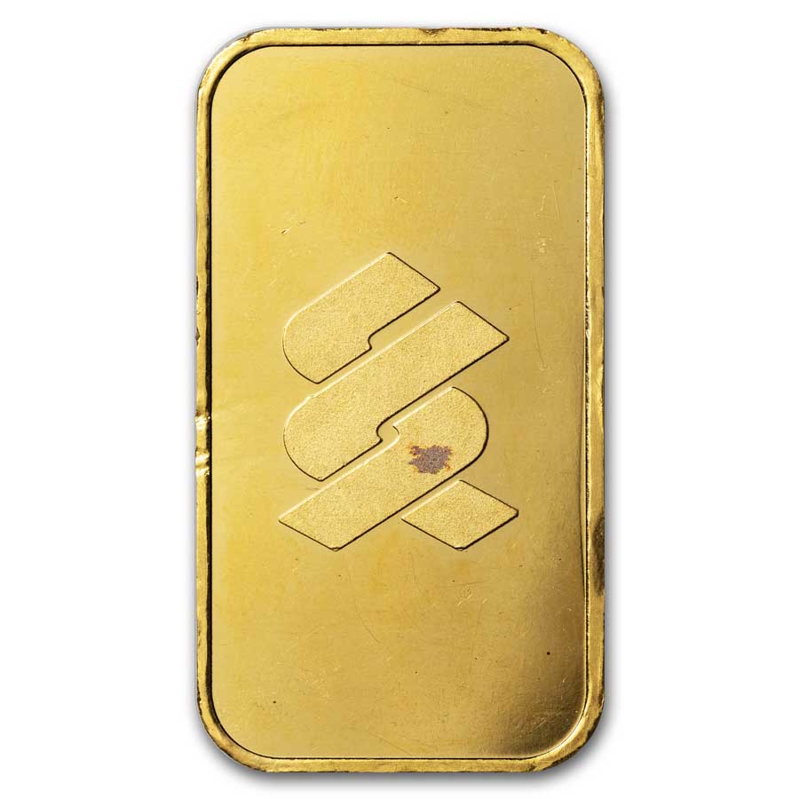 50 gram Gold Bar - Johnson Matthey (Matthey Garrett, Pressed)