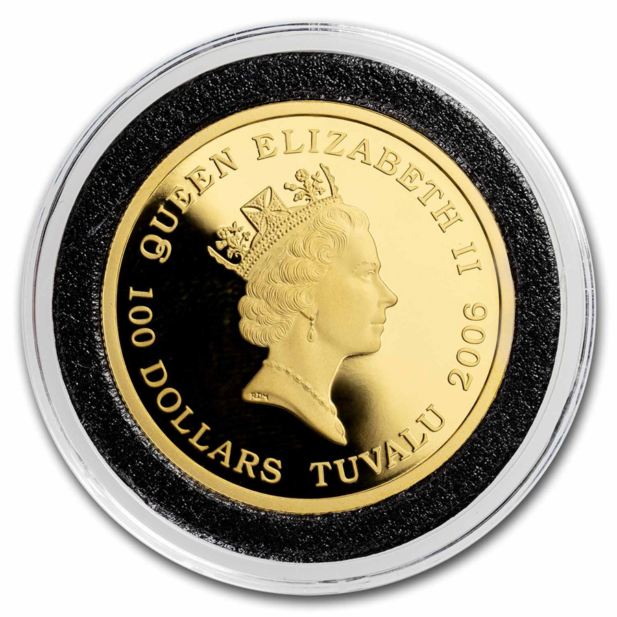 2006 Tuvalu 1 oz Gold 1963 Corvette Sting Ray Proof