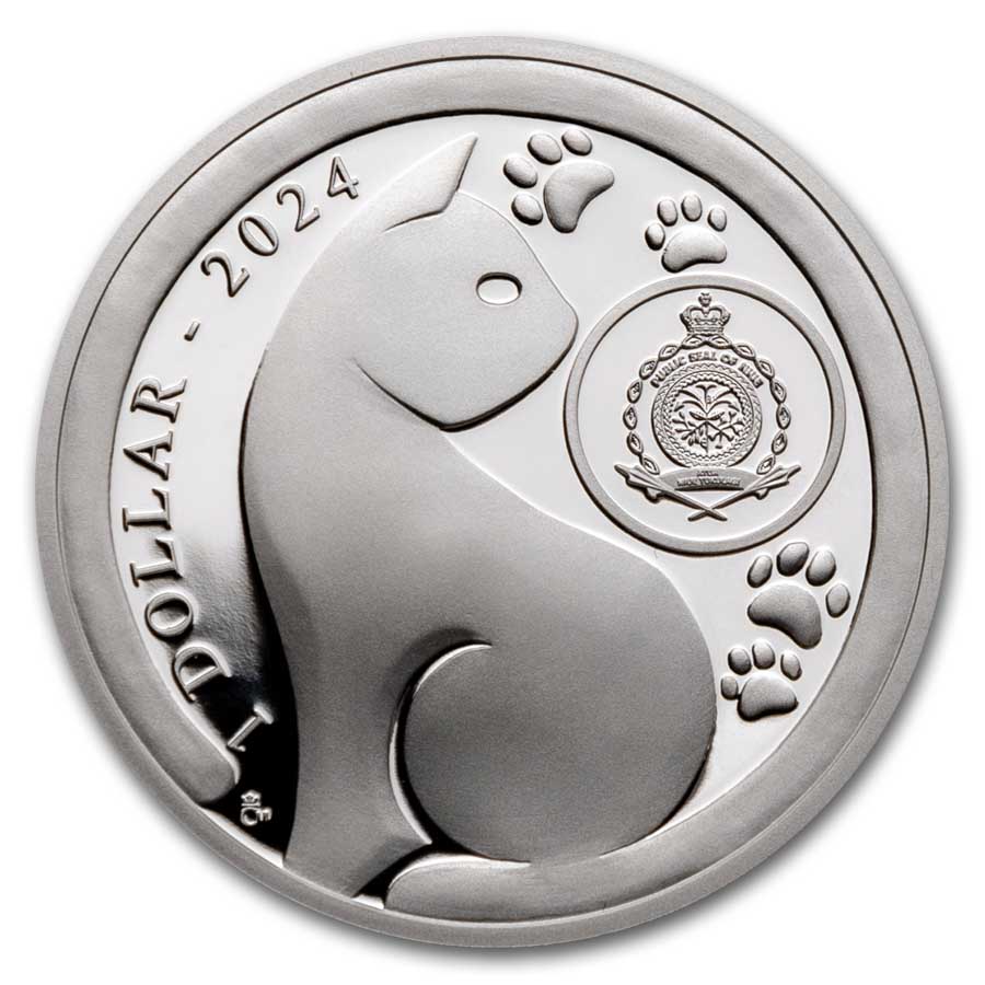 2024 Niue 1 oz Silver Proof Cat Breeds: British Shorthair