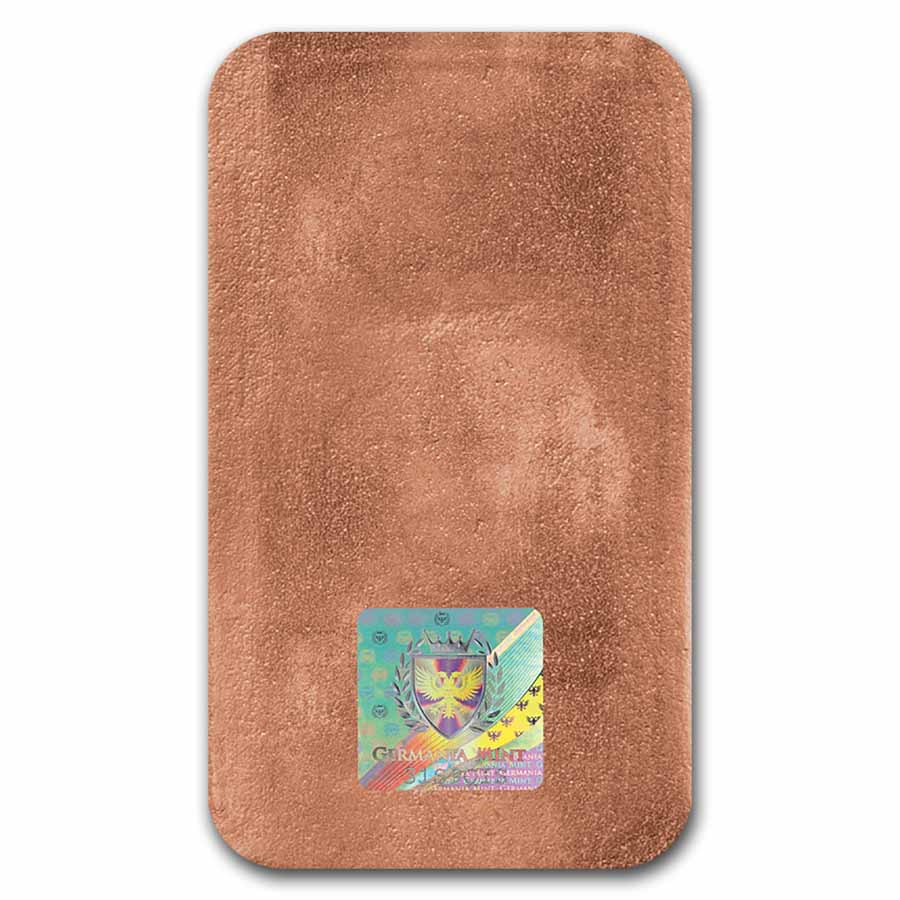 10 oz Copper Bar - Germania (Poured, .9999 Fine)