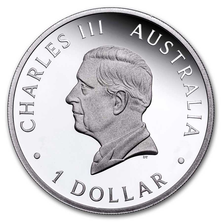 2024 Australia 1 oz Silver Swan Proof (w/Box & COA)