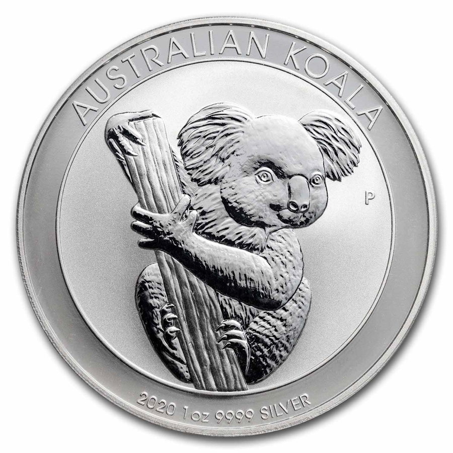 2020 Australia 1 oz Silver Koala MS-70 PCGS Early Issue