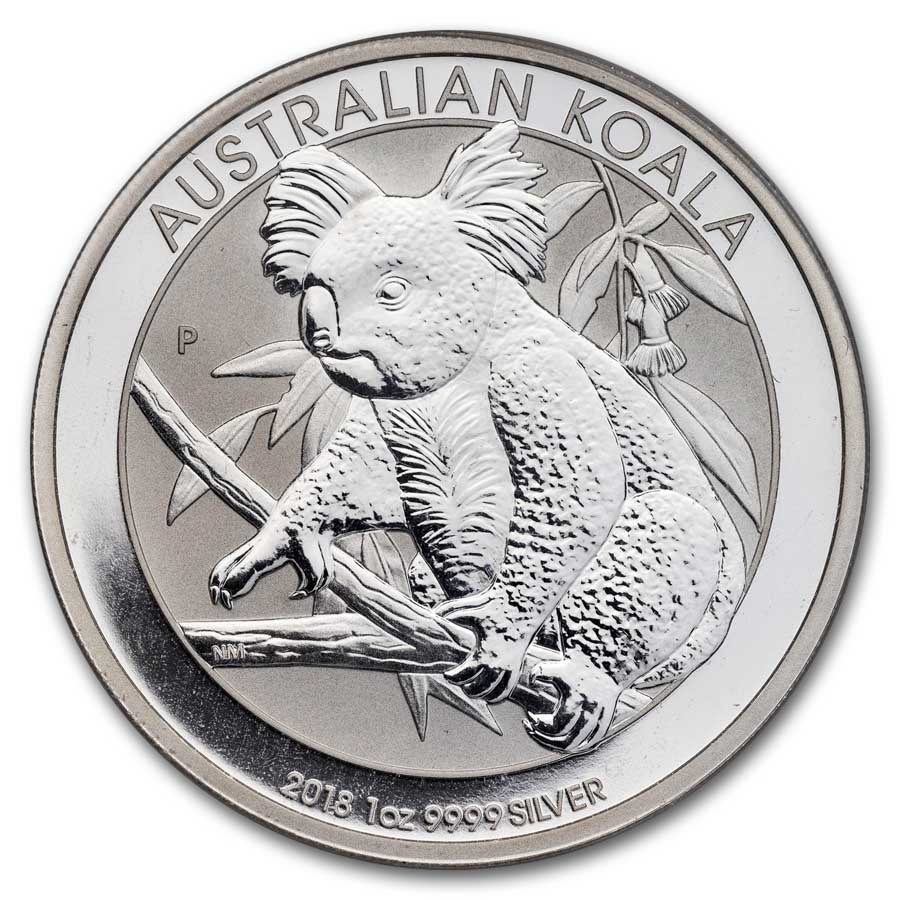 2018 Australia 1 oz Silver Koala MS-70 PCGS Early Issue