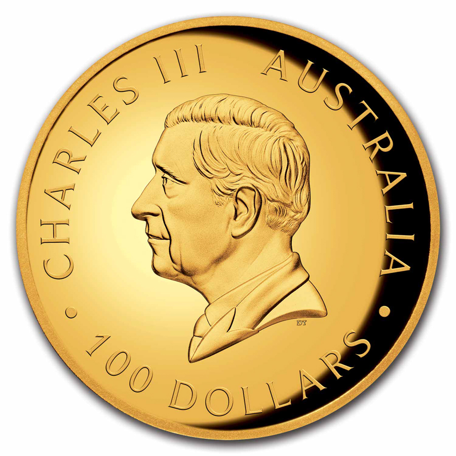 2024 Australia 1 oz Gold Koala Proof (High Relief, Box & COA)
