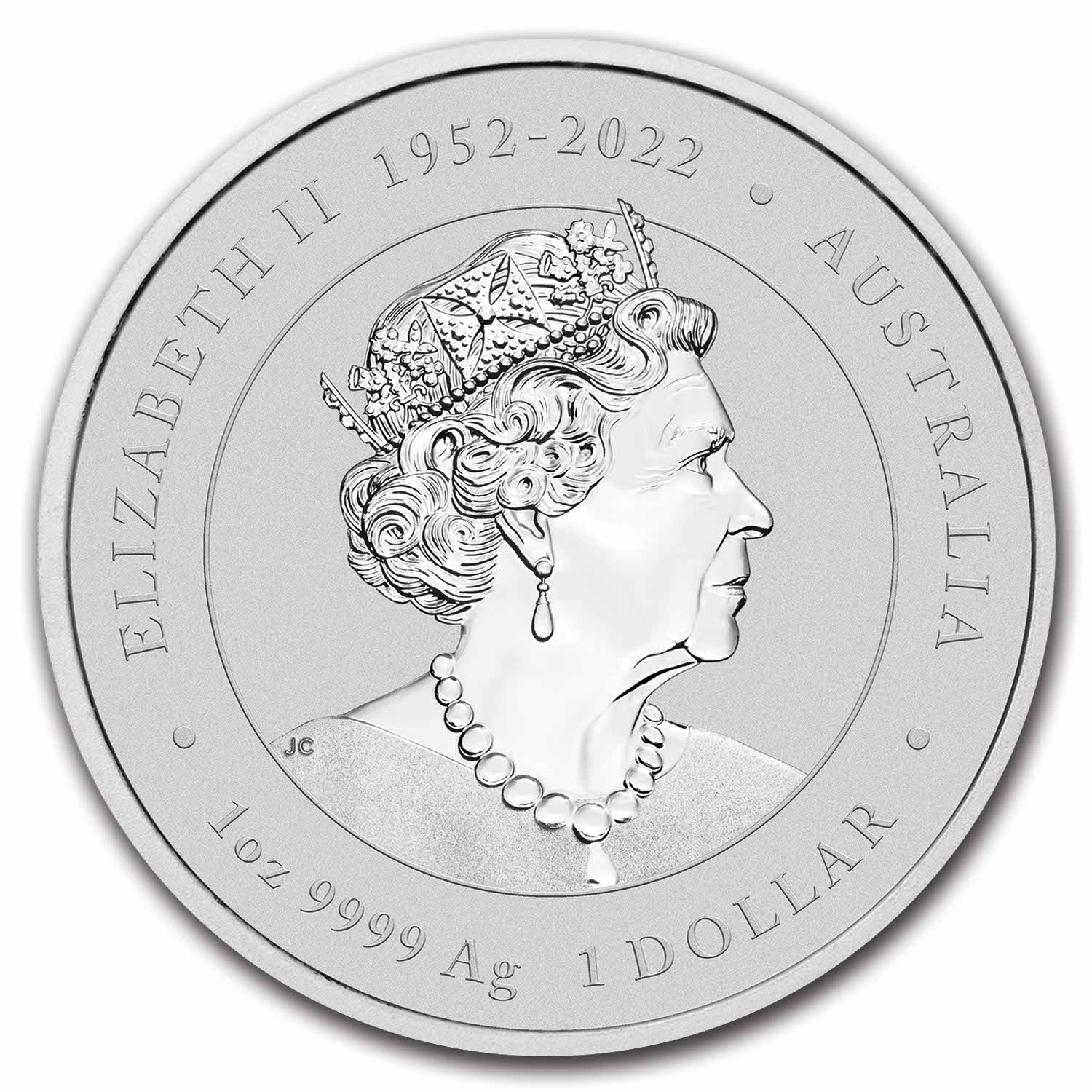 2024 Australia 1 oz Silver Lunar Colorized Blue Dragon (Capsule)