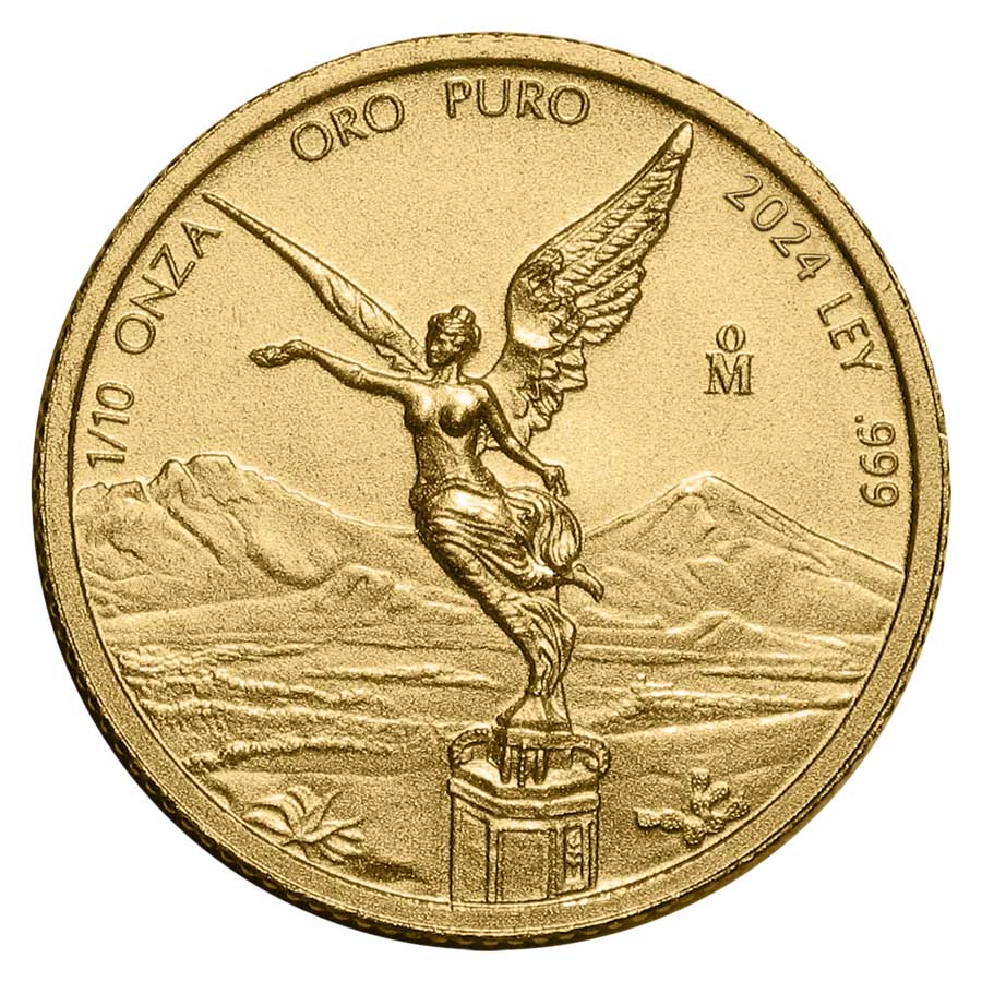 2024 Mexico 1/10 oz Gold Libertad MS-70 NGC (ER, Coat of Arms)