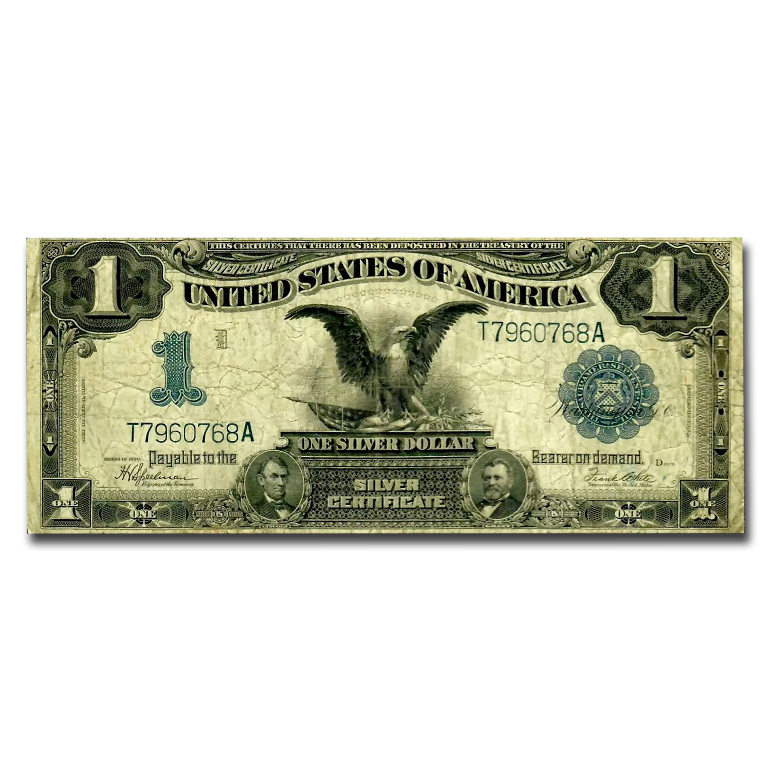 1899 $1.00 Silver Certificate Black Eagle VF-20 PCGS (Fr#236)