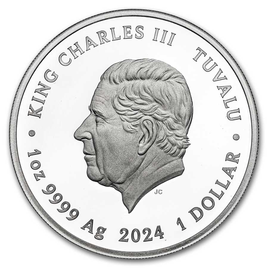 2024 TUV 1 oz Silver Bond Sean Connery & Aston Martin DB5 Proof