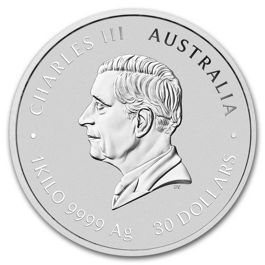 2025 Australia 1 kilo Silver Lunar Snake BU (Series III)