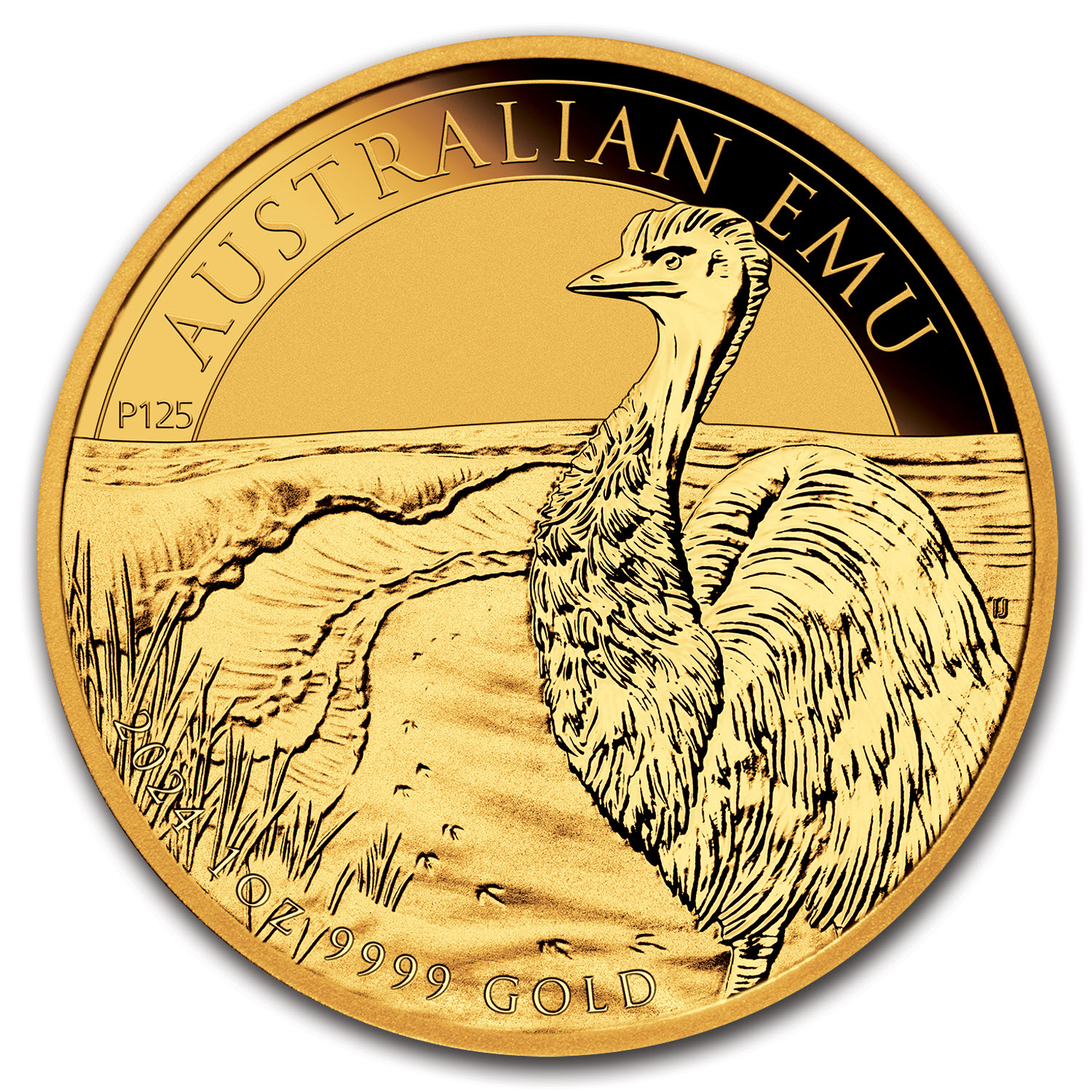 2024 Australia 1 oz Gold Emu BU