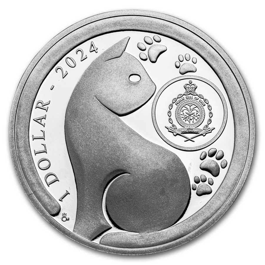 2024 Niue 1 oz Silver Proof Cat Breeds: Persian