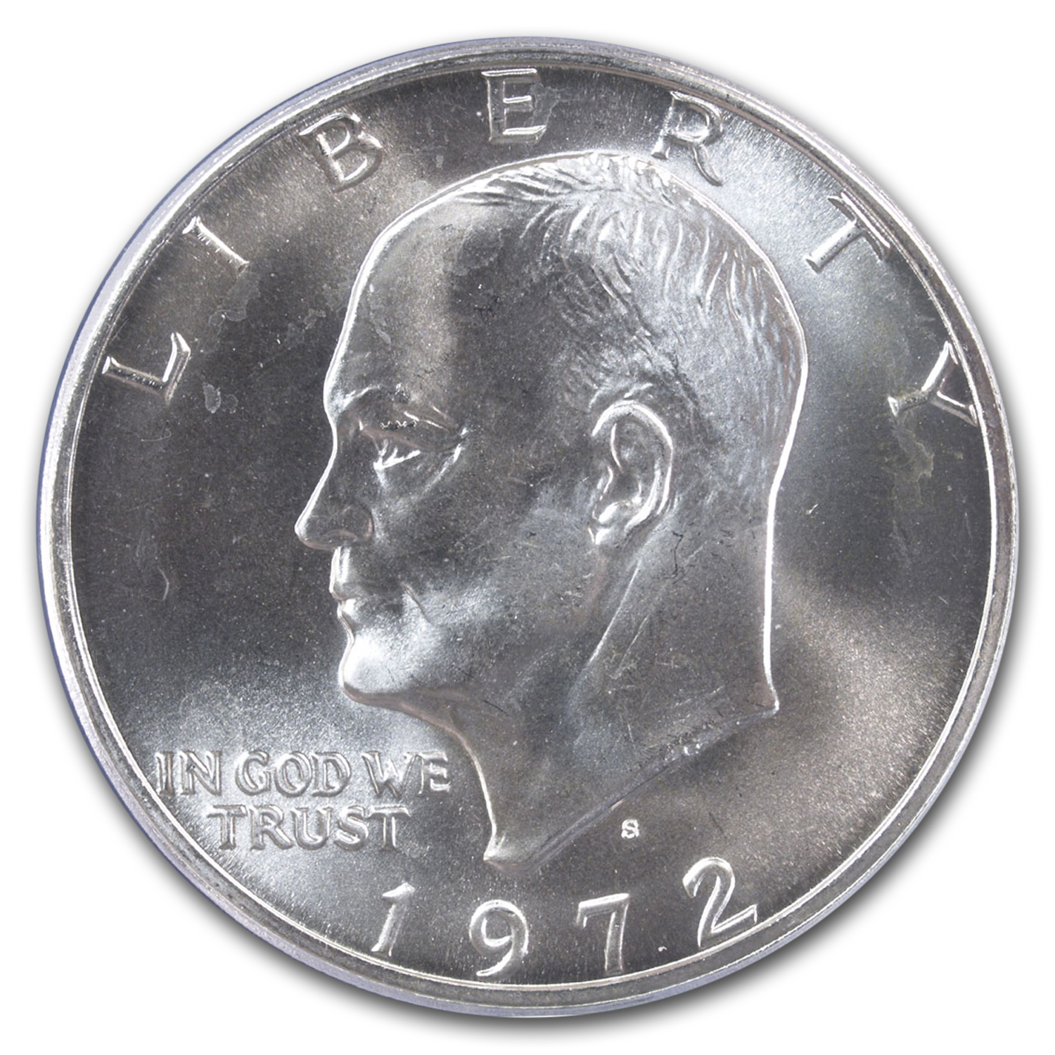 1972-S Silver Eisenhower Dollar MS-68 PCGS