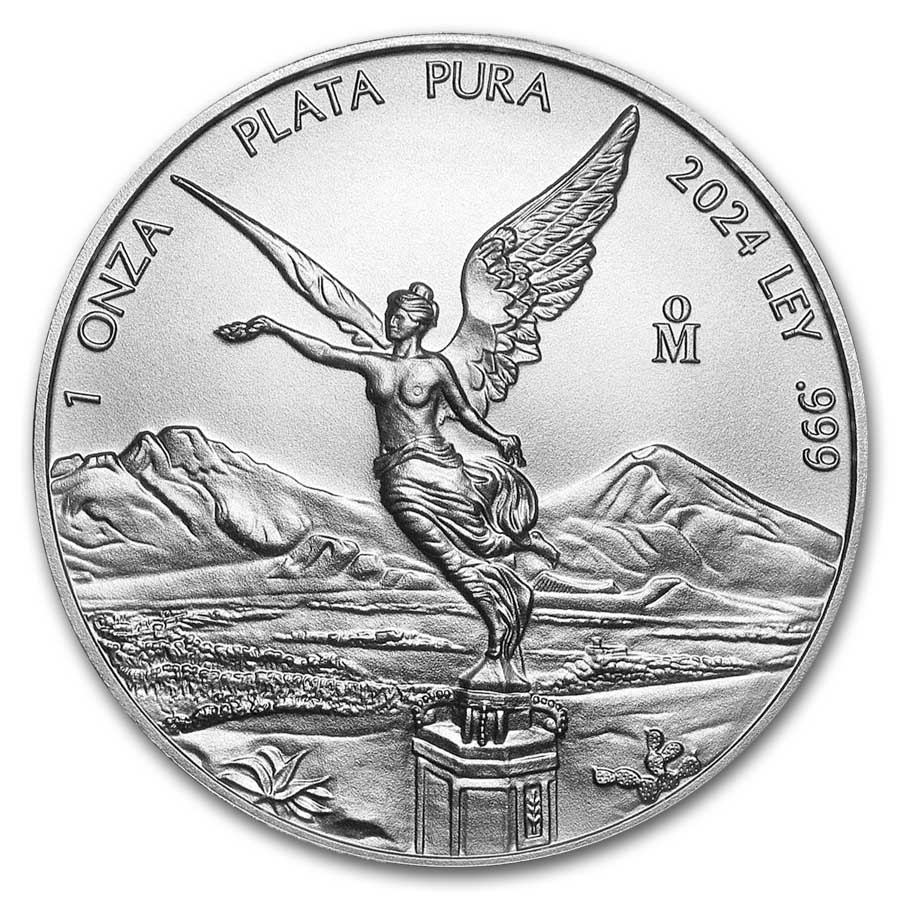 2024 Mexico 1 oz Silver Libertad MS-70 NGC (ER, Coat of Arms)