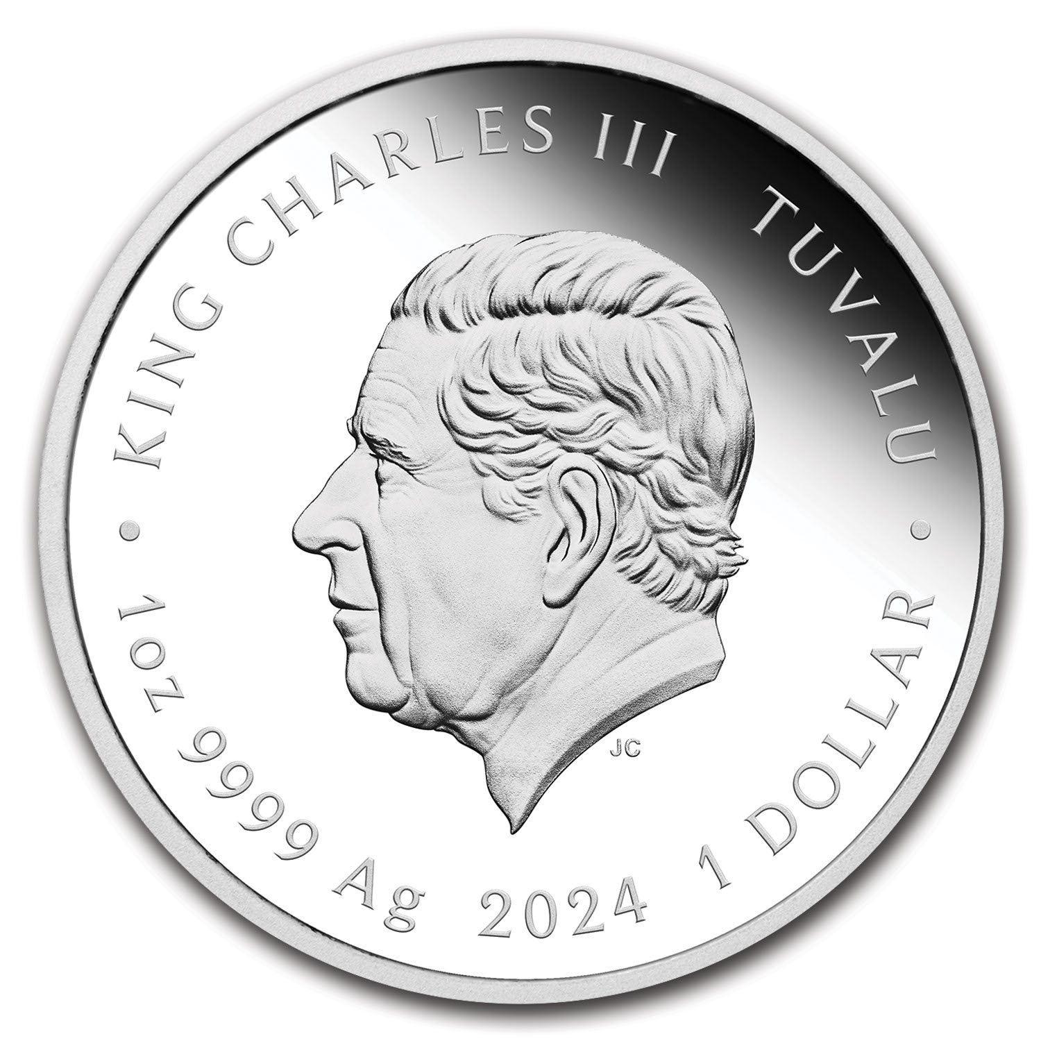 2024 Tuvalu 1 oz Silver SpongeBob & Friends Colorized PF