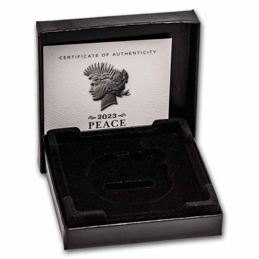 OGP Box & COA - 2023-S Silver Peace Dollar Proof (Empty)