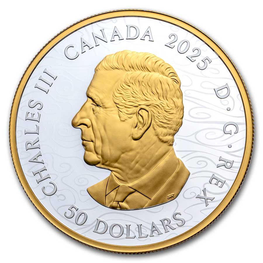 2025 Canada 5 oz Silver $50 Water Dragon