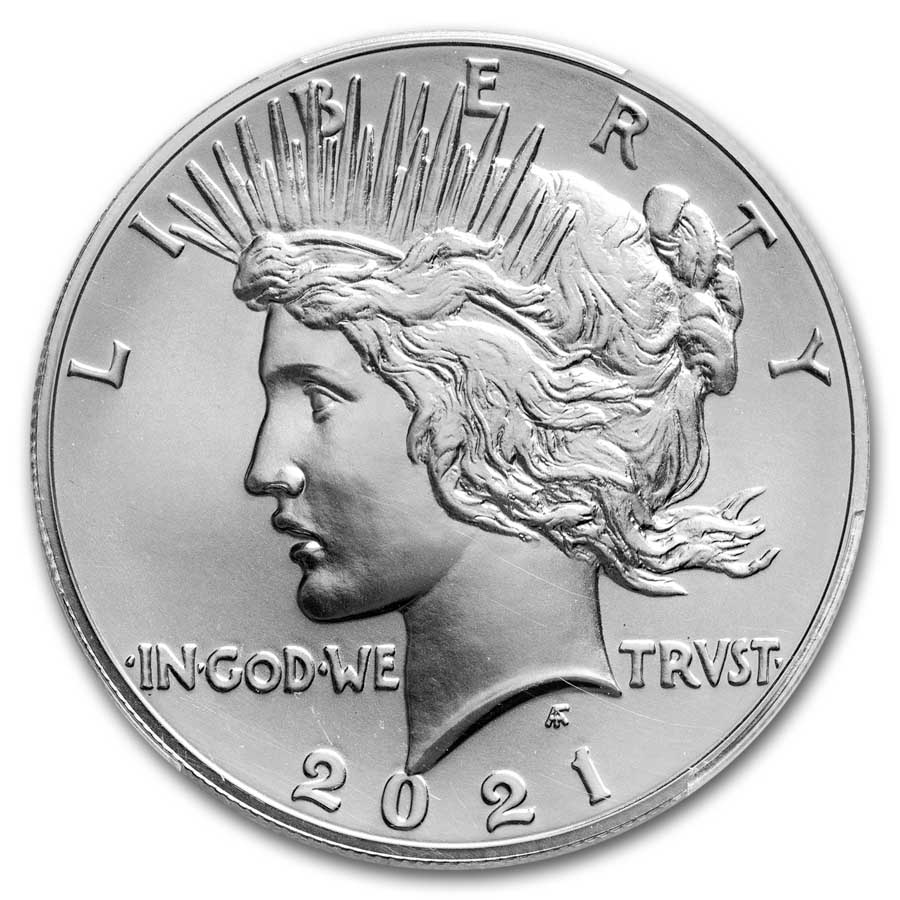 2021 Silver Peace Dollar MS-69 PCGS (FS)