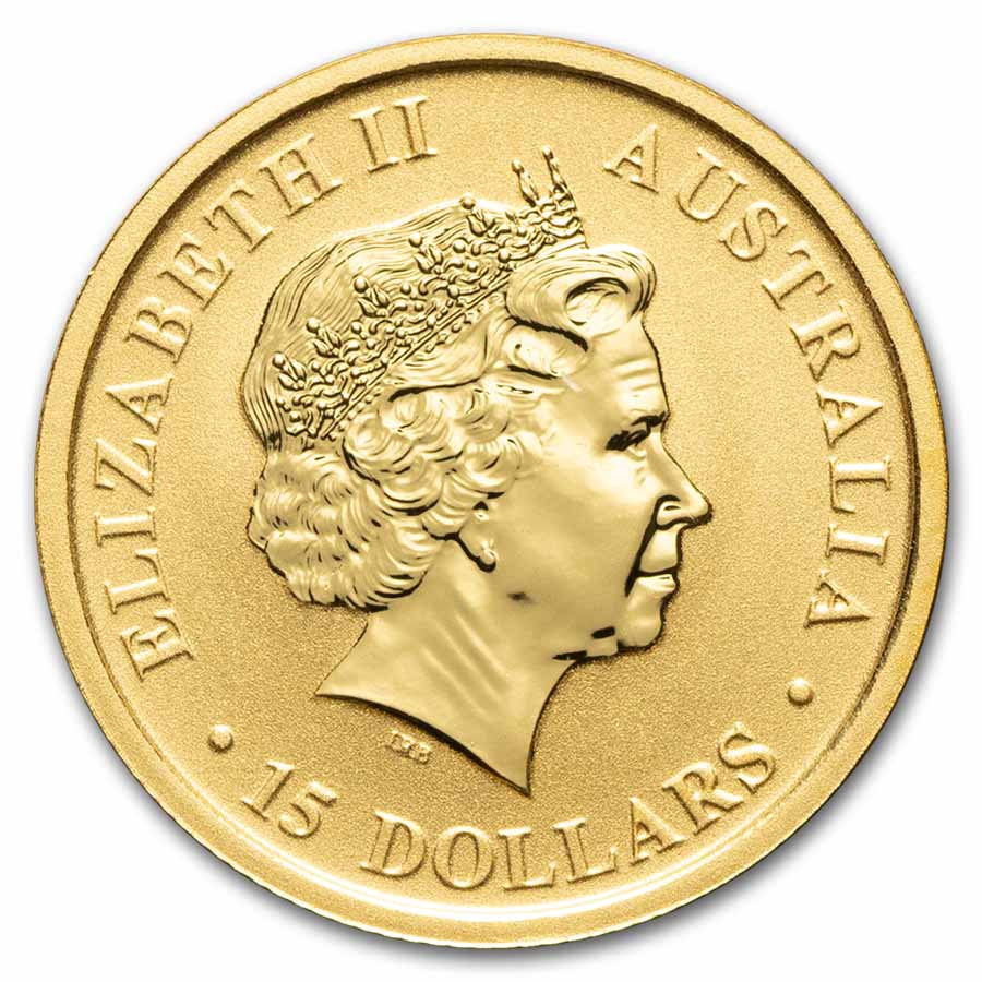 Australia 1/10 oz Gold Kangaroo BU (Random Year)