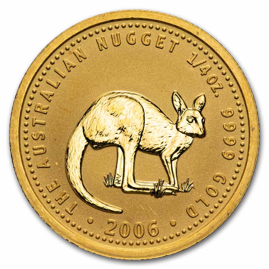 Australia 1/4 oz Gold Nugget BU (Random Year)
