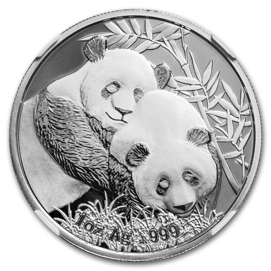 2012 China 1 oz Silver Panda Singapore Coin Fair PF-69 NGC