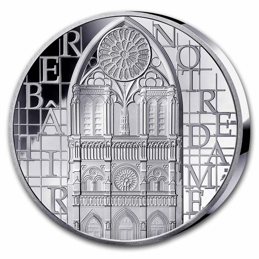 2024 France 5 oz Silver Proof Excellence Series (Notre-Dame)