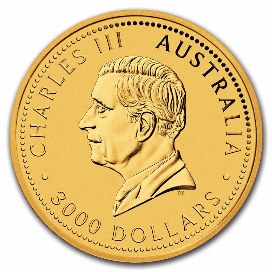 2025 Australia 1 kilo Gold Kangaroo BU