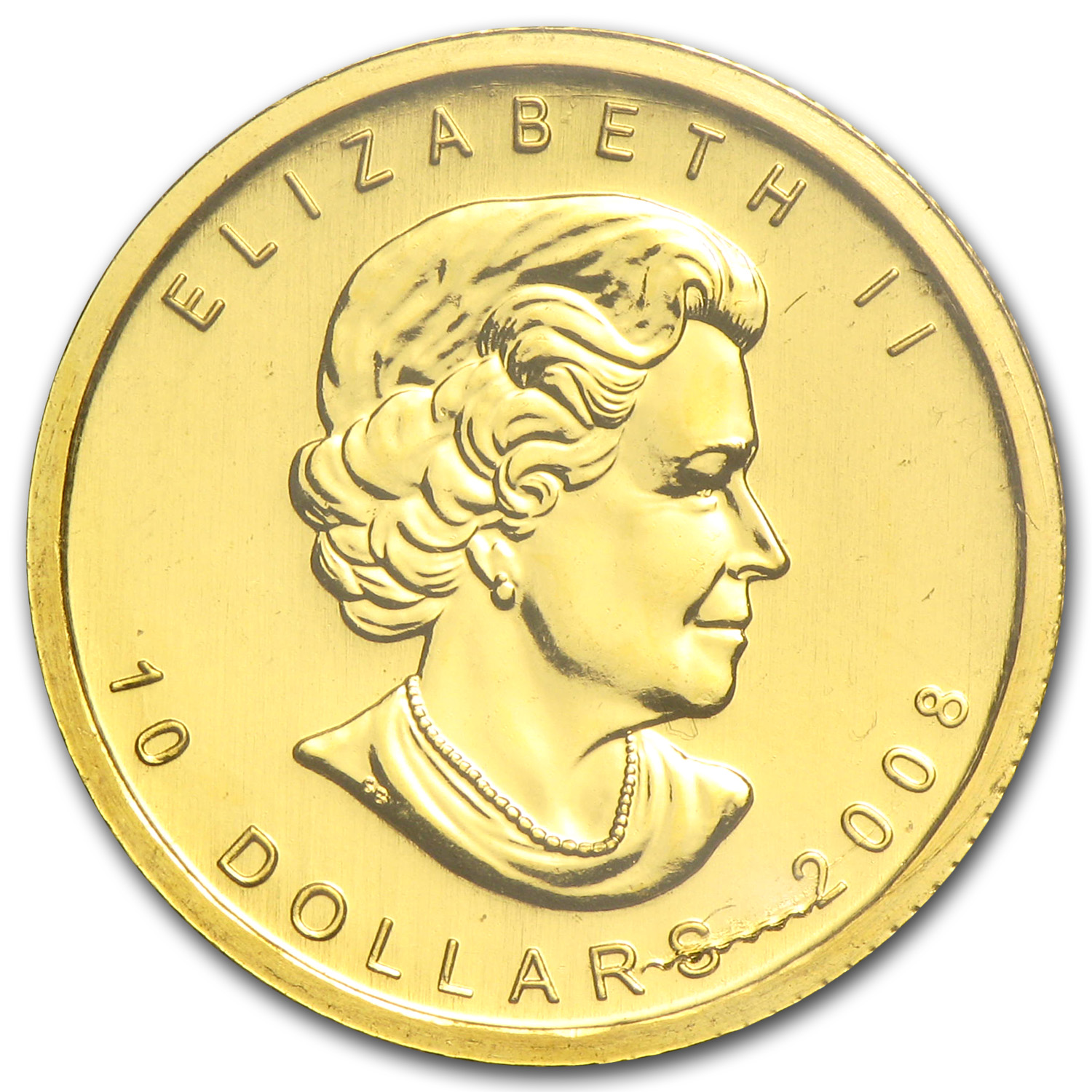 2008 Canada 1/4 oz Gold Maple Leaf BU
