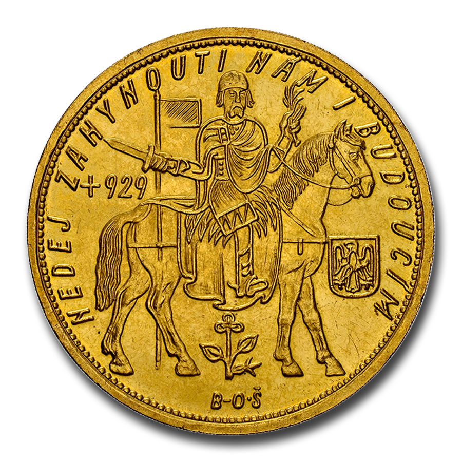 1933 Czechoslovakia Gold 10 Ducats MS-62 NGC