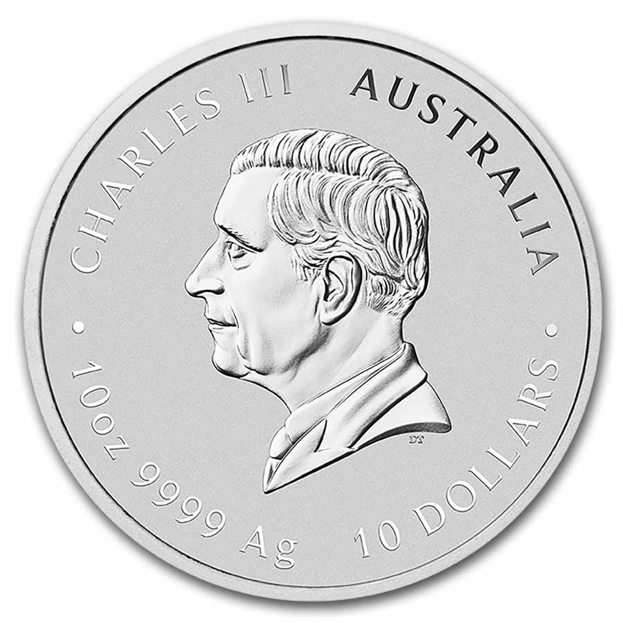 2025 Australia 10 oz Silver Myths & Legends Dragon BU