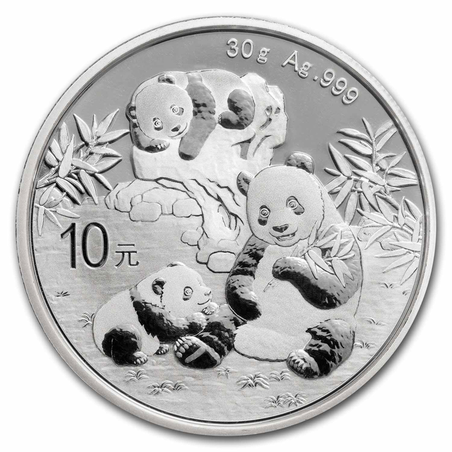 2025 China 30 gram Silver Panda MS-69 PCGS (FDI, Flag Label)