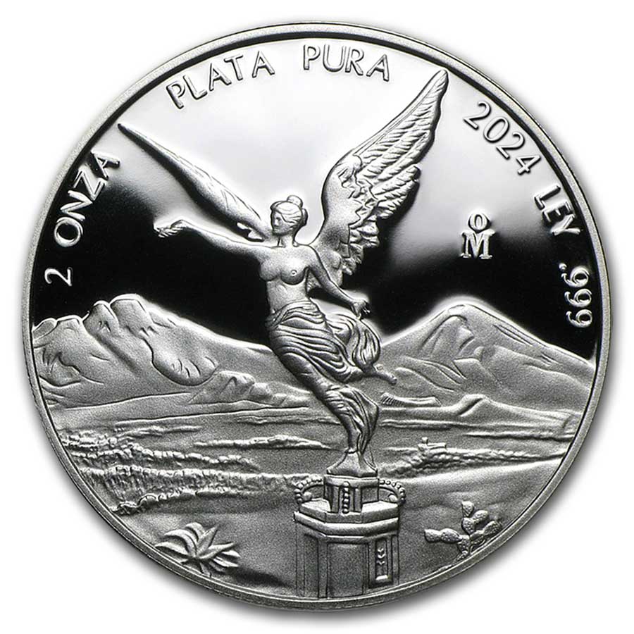 2024 Mexico 2 oz Silver Libertad Proof PR-70 PCGS (FS)