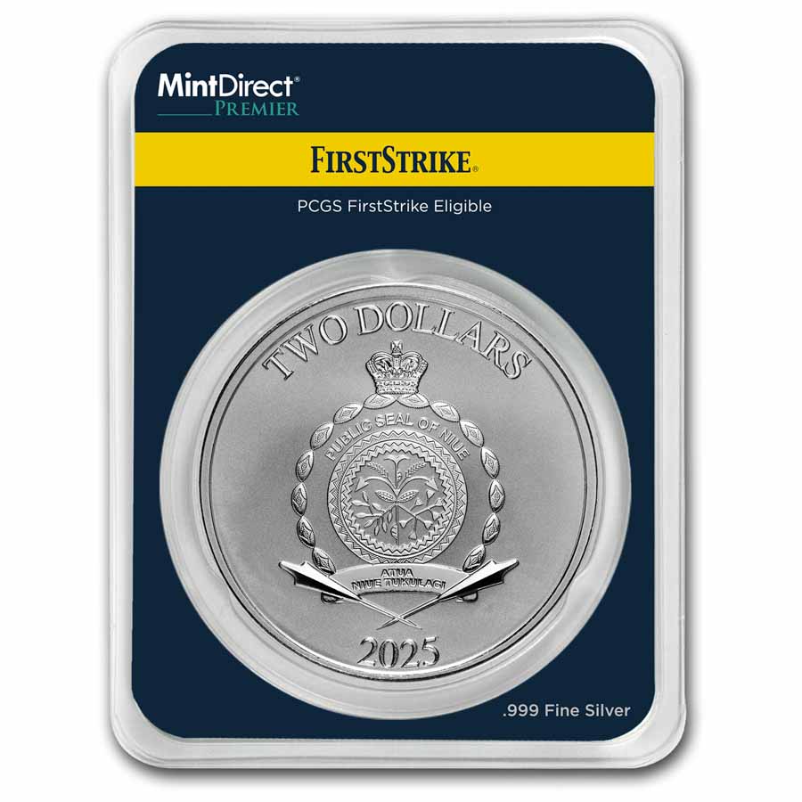 2025 Niue 1 oz Silver $2 Mickey & Friends (MD® Premier + PCGS FS)