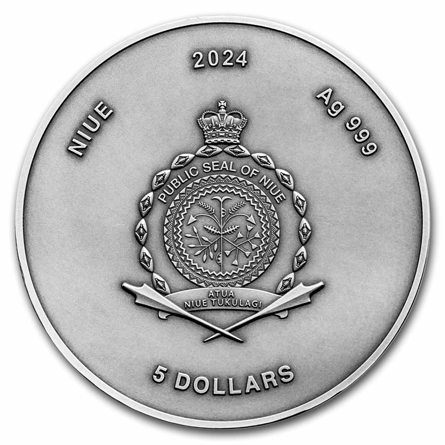 2024 Niue 2 oz Silver Harry Potter and the Chamber of Secrets