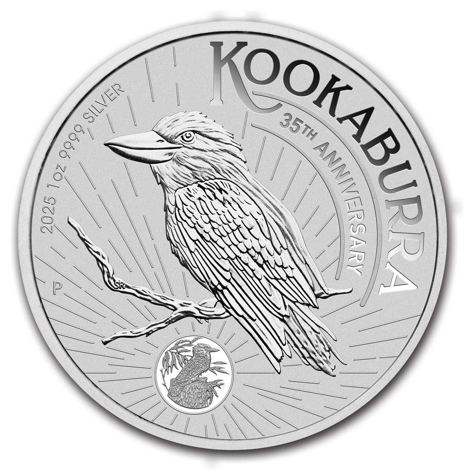 2025 Australia 1 oz Silver Kookaburra MS-70 PCGS (FS, Kook Label)