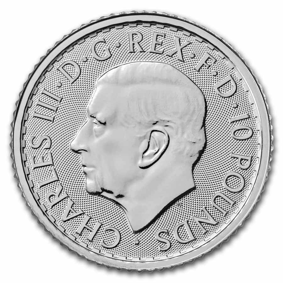 2025 Great Britain 1/10 oz Platinum Britannia BU