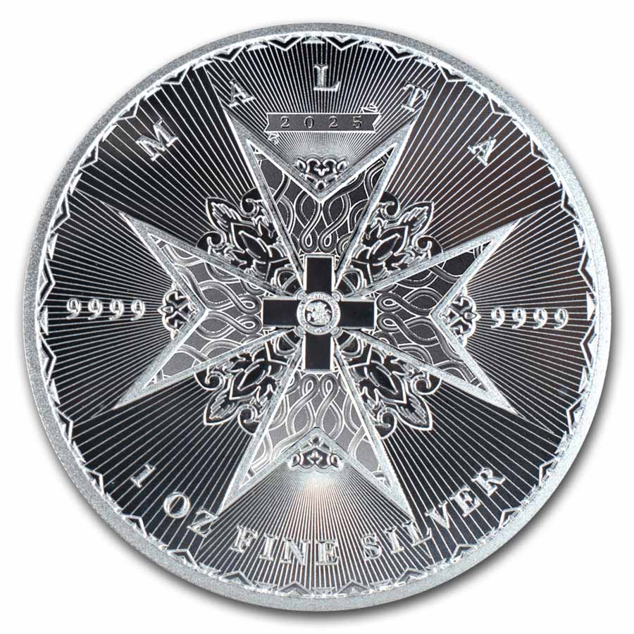 2025 Malta 1 oz Silver €5 Maltese Cross BU