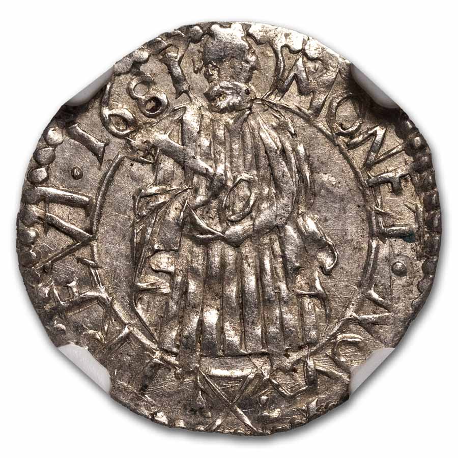 1681 German States Trier Silver 4 Pfennigs MS-63 NGC