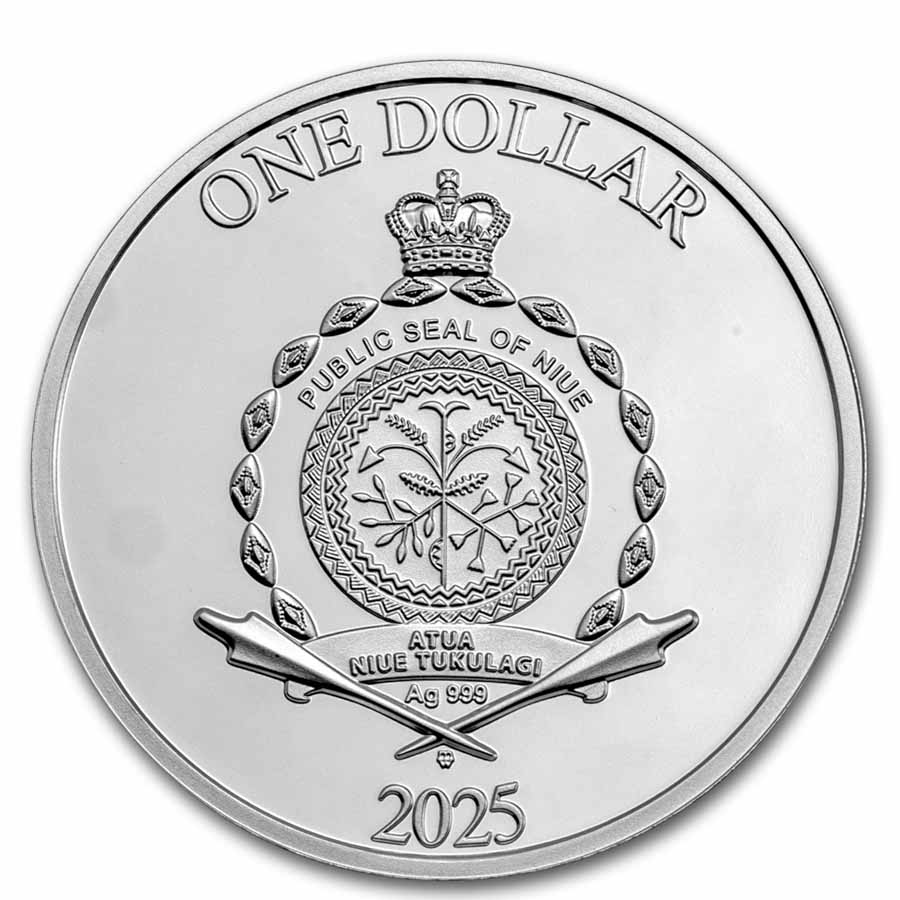 2025 Niue Silver Love Tree Proof (with Box & COA)