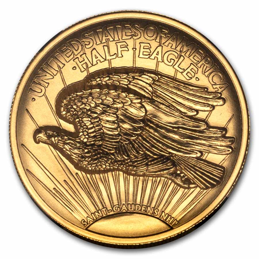 2022 NPF 1/2 oz Gold St Gaudens Super Incuse Half Eagle SP-70 FR