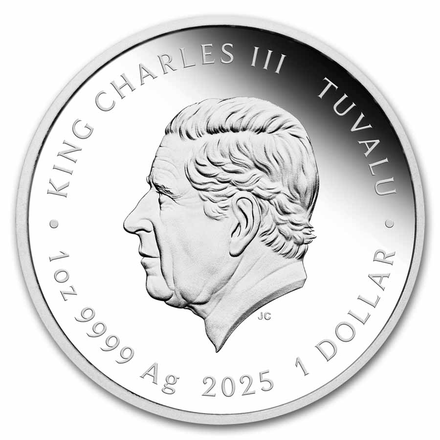 2025 TUV 1 oz Silver Colorized TMNT Donatello Proof (Box)