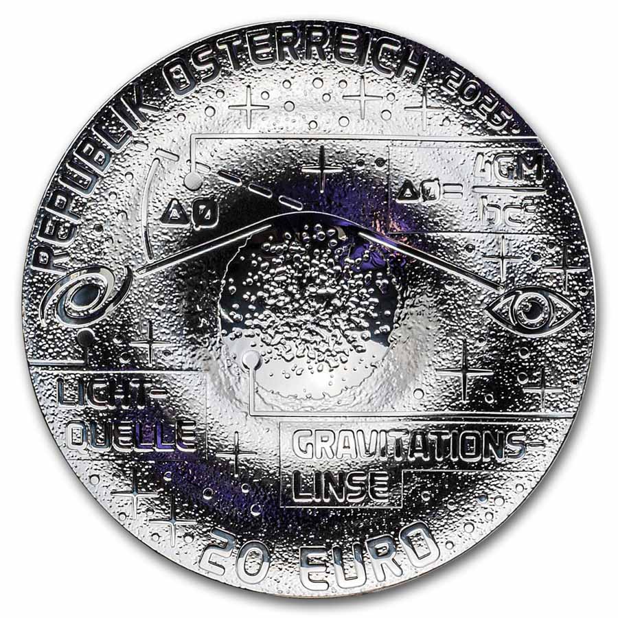 2025 Austria Silver €20 Beauty of the Universe: Einstein Ring