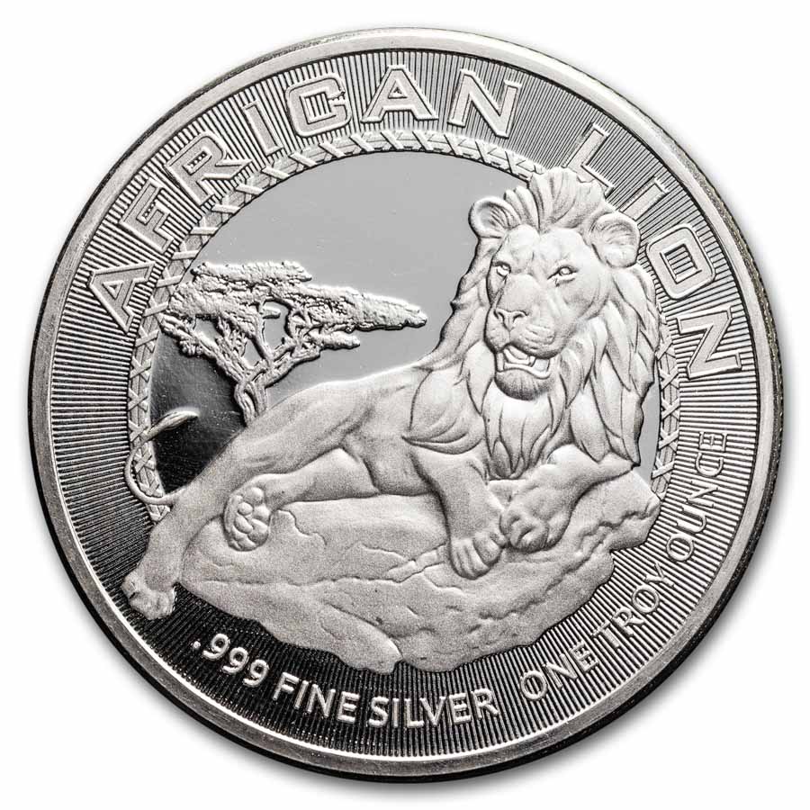 2017 Niue 1 oz Silver $2 African Lion