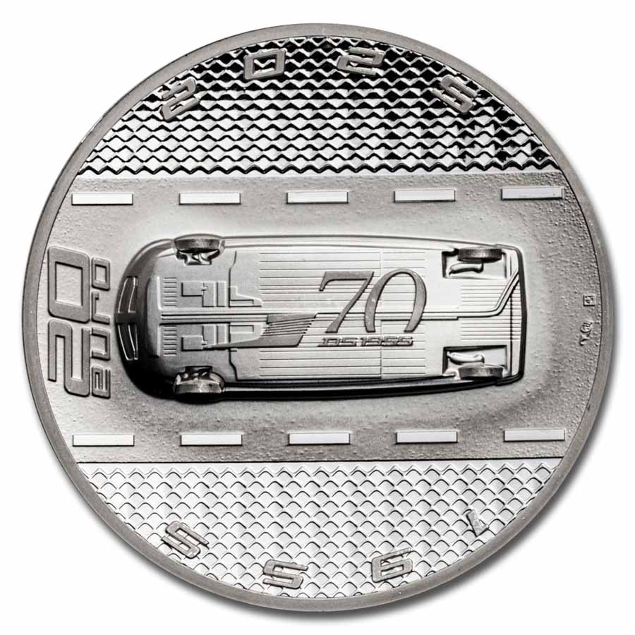 2025 1 oz Silver Proof HR €20 70th Anniversary of the DS