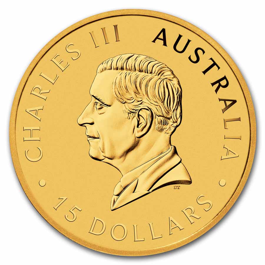2025 Australia 1/10 oz Gold Kookaburra BU