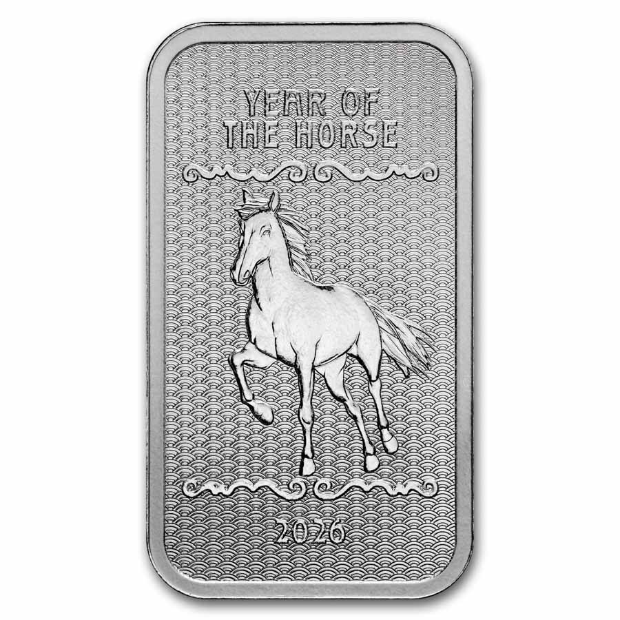 10 oz Silver Bar - 2026 APMEX Year of the Horse (Series 2)