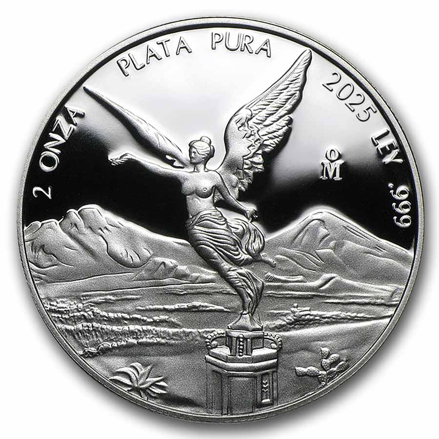 2025 Mexico 2 oz Silver Libertad PR-69 PCGS (FDI)