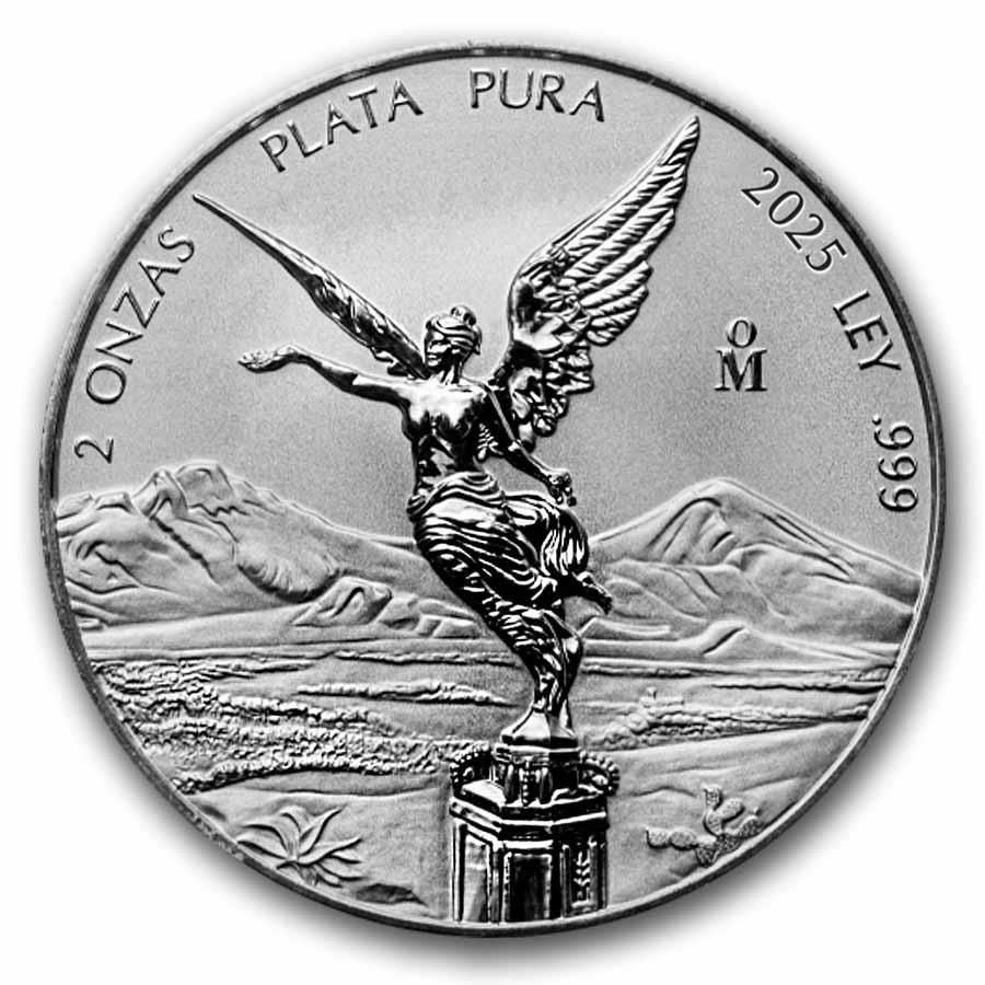 2025 Mexico 2 oz Silver Reverse Proof Libertad PR-70 PCGS (FDI)
