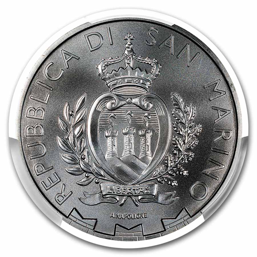 2025 San Marino 1 oz Silver Peregrine Falcon MS-70 PCGS
