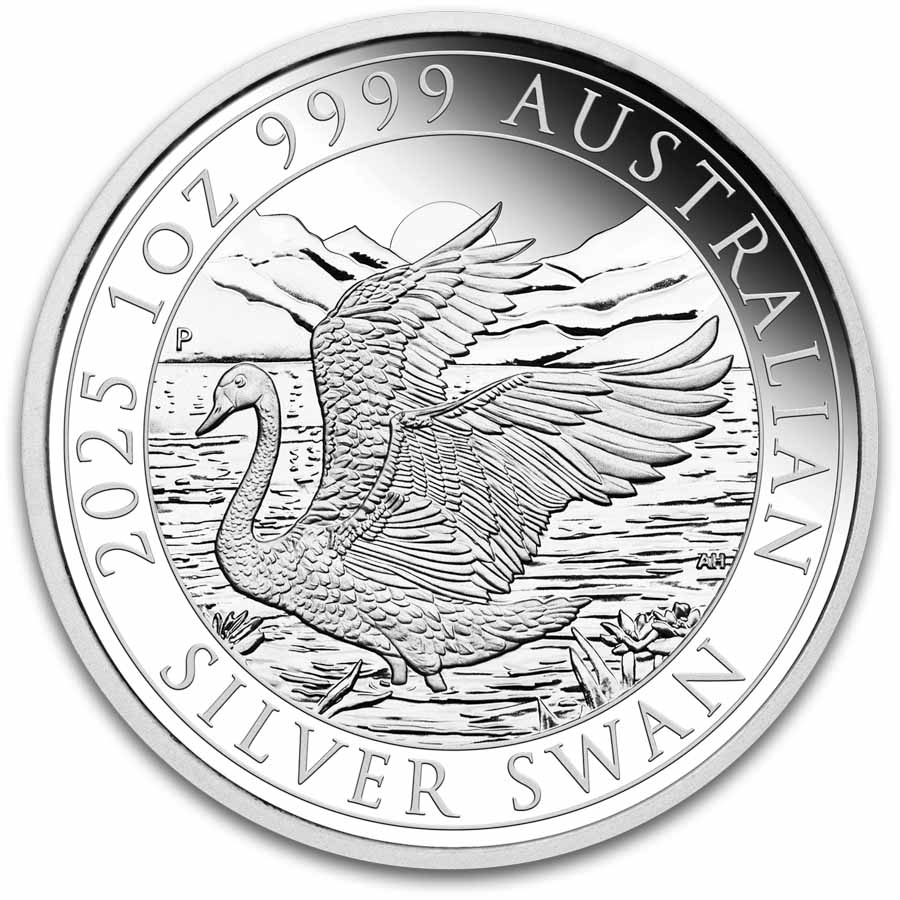 2025 Australia 1 oz Silver Swan COA #6 PR-70 PCGS (FDI)