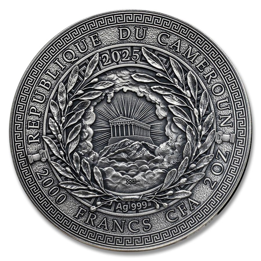 2025 Republic of Cameroon 2 oz Silver Greek Mythology; Hecate